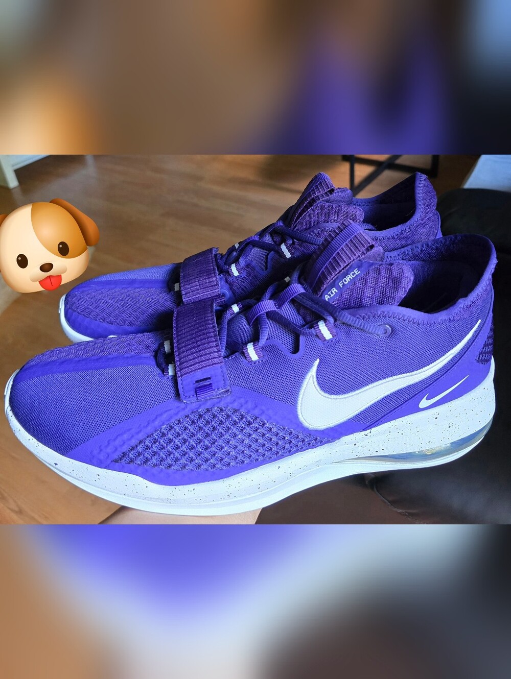 Sz 15 Men's NIKE AIR FORCE MAX 180 TB 'Court Purple'